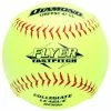 Diamond Flyer NFHS 12 Inch Synthetic Softball - One Dozen: 12RFPSC47CL Fastpitch Softballs