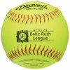 Diamond 12" Babe Ruth Synthetic Fashpitch Softball - One Dozen: 12RYSCBR