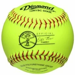 Diamond Dixie Youth 12" Synthetic Fastpitch Softball - One Dozen: 12RYSCDIXIE Fastpitch Softballs