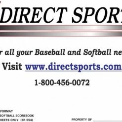 Big Red Publications Big Red Scorebook - Enlarged Print