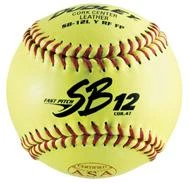 Fastpitch Softballs Dudley SB12LND ASA-NFHS Red Stitch FastpitchSoftball - One Dozen: 4D311Y