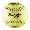 Slowpitch Softballs Dudley .44 COR 525 Comp Non-Stamped Thunder ZN Slowpitch Softball - One Dozen: 43055