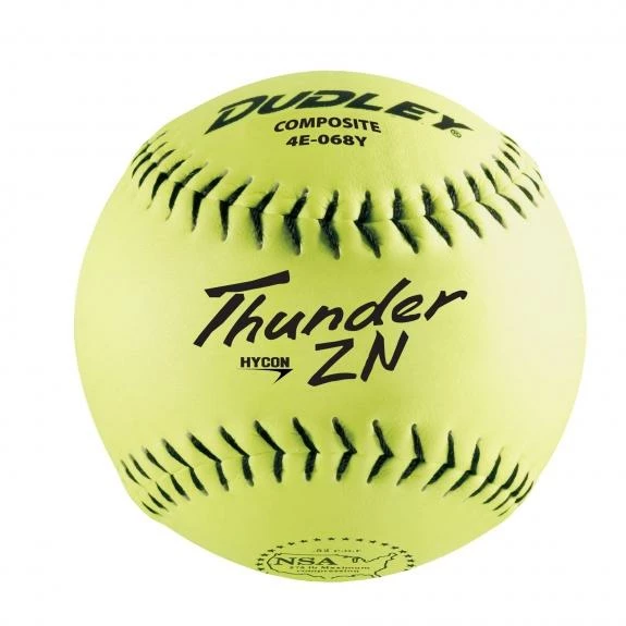 Slowpitch Softballs Dudley ZN Hycon - NSA - 52-275 Softball 12 Inch: 4E068Y (One Dozen)