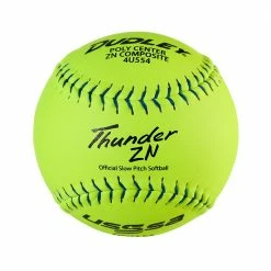 Dudley Thunder ZN12 Slowpitch Softball 12” USSSA PRO M – One Dozen: 4U554