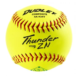 Dudley ZN Series Composite ASA 11 Inch Slowpitch Softball - One Dozen: 4A924Y Slowpitch Softballs