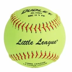 Dudley Leather Little League 11" .47- 375 Fastpitch Softball - One Dozen: 4L116Y Fastpitch Softballs