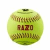 DeMarini Razzo 11” ASA Leather Slowpitch Softball 44-375 - One Dozen: WTDRZOL11AB Slowpitch Softballs