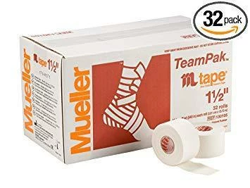 Mueller M-Tape White 32 Roll Case Sports Medicine