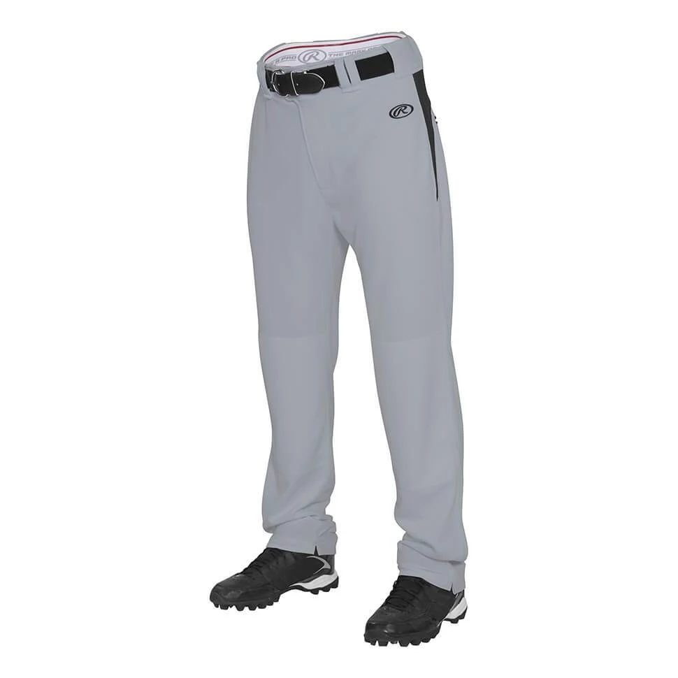 Rawlings Adult Semi-Relaxed V-Notch Plated Baseball Pants: BPVP2