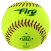 Baden ASA/USA Fire Slowpitch Softball 12" 52-300 (One Dozen): USA300YS Slowpitch Softballs