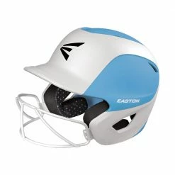 Batting Helmets Easton Ghost Matte Two-Tone Batting Helmet With Integrated Facemask