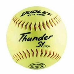 Slowpitch Softballs Dudley 11 Inch Thunder SY Series ASA Slowpitch Softball - One Dozen: 4A722N
