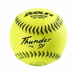 Dudley Thunder SY Series Senior Slowpitch Softball - One Dozen : 4E908Y Slowpitch Softballs