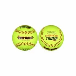 Slowpitch Softballs Evil Sports Trump 12” ASA Leather Softball .44-375 One Dozen: 1394792