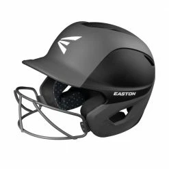 Batting Helmets Easton Ghost Matte Two-Tone Batting Helmet With Integrated Facemask
