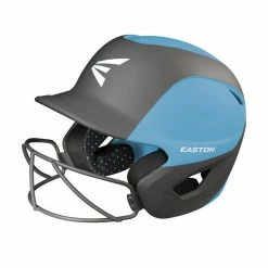 Batting Helmets Easton Ghost Matte Two-Tone Batting Helmet With Integrated Facemask
