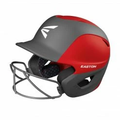 Batting Helmets Easton Ghost Matte Two-Tone Batting Helmet With Integrated Facemask