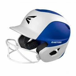 Batting Helmets Easton Ghost Matte Two-Tone Batting Helmet With Integrated Facemask
