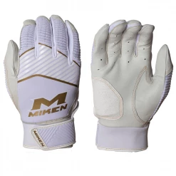 Miken Adult Softball Batting Gloves: MBGGLD