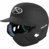 Rawlings Mach Matte Batting Helmet With Extension Flap: MACHEX Batting Helmets
