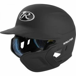 Rawlings Mach Matte Batting Helmet With Extension Flap: MACHEX Batting Helmets