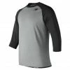 New Balance 3/4 Baseball Raglan Top: TMMT601 Shirts