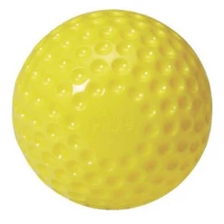 ProNine Yellow Dimpled 12” Pitching Machine Softball (Dozen): PM12 Speciality Balls