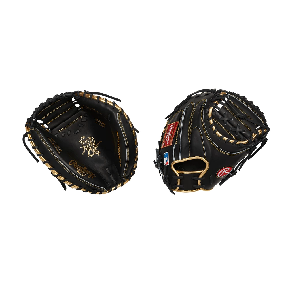 Rawlings Heart-of-the-Hide 33.5” Baseball Catcher’s Mitt: PROGS24 Baseball Gloves