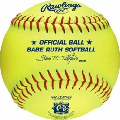 Rawlings Babe Ruth Official 12 Inch Softballs ,Poly-X Core Center - One Dozen: PX2RYLBR