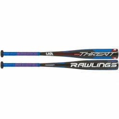 2022 Rawlings Threat 2 5/8” -12 USA Youth Baseball Bat: US1T12 Youth Big Barrel Bats USA Baseball