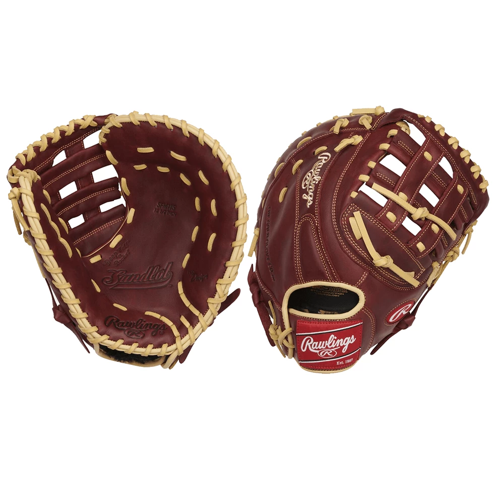 Baseball Gloves Rawlings Sandlot Series 12.5" Baseball First Base Mitt: SFM18S