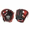 Easton Tournament Elite Transitional Size 11.5" Black/Red Baseball Glove: TE115BR