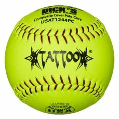 AD Starr Tattoo USA (ASA) 44-375 12 Inch Slowpitch Softball - (One Dozen): USAT1244PC