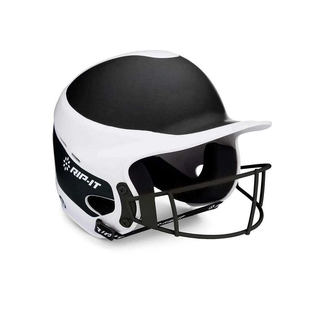 Batting Helmets Rip-It Vision Pro Two Tone Matte Softball Batting Helmet: VP2TM