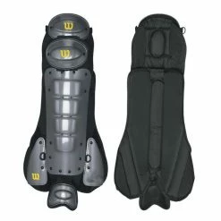 Wilson Sporting Goods Umpire Gear Wilson Pro Platinum Umpire Leg Guards: WTA3417
