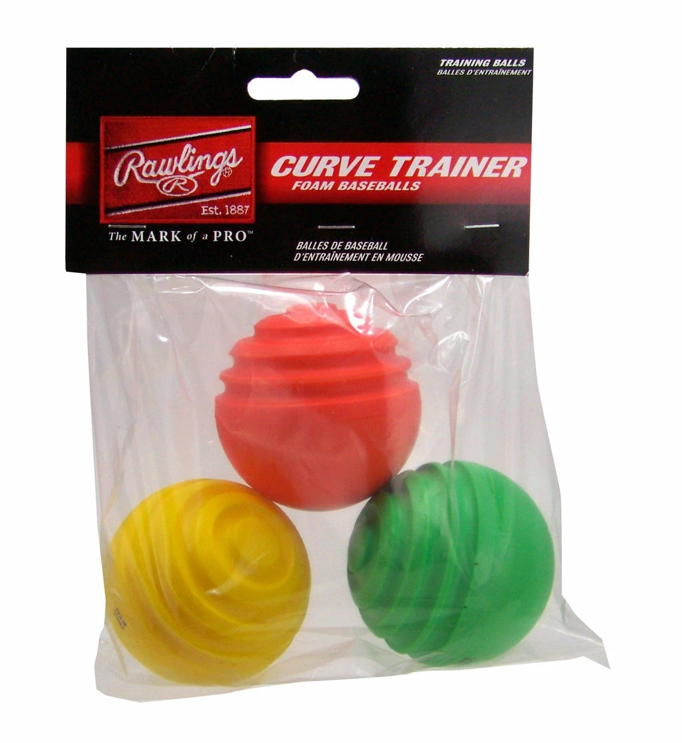 Rawlings Curve Trainer Balls 3 Pack Speciality Balls