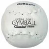 DeBeer White Extra-Soft Gymball Softball Slowpitch Softballs