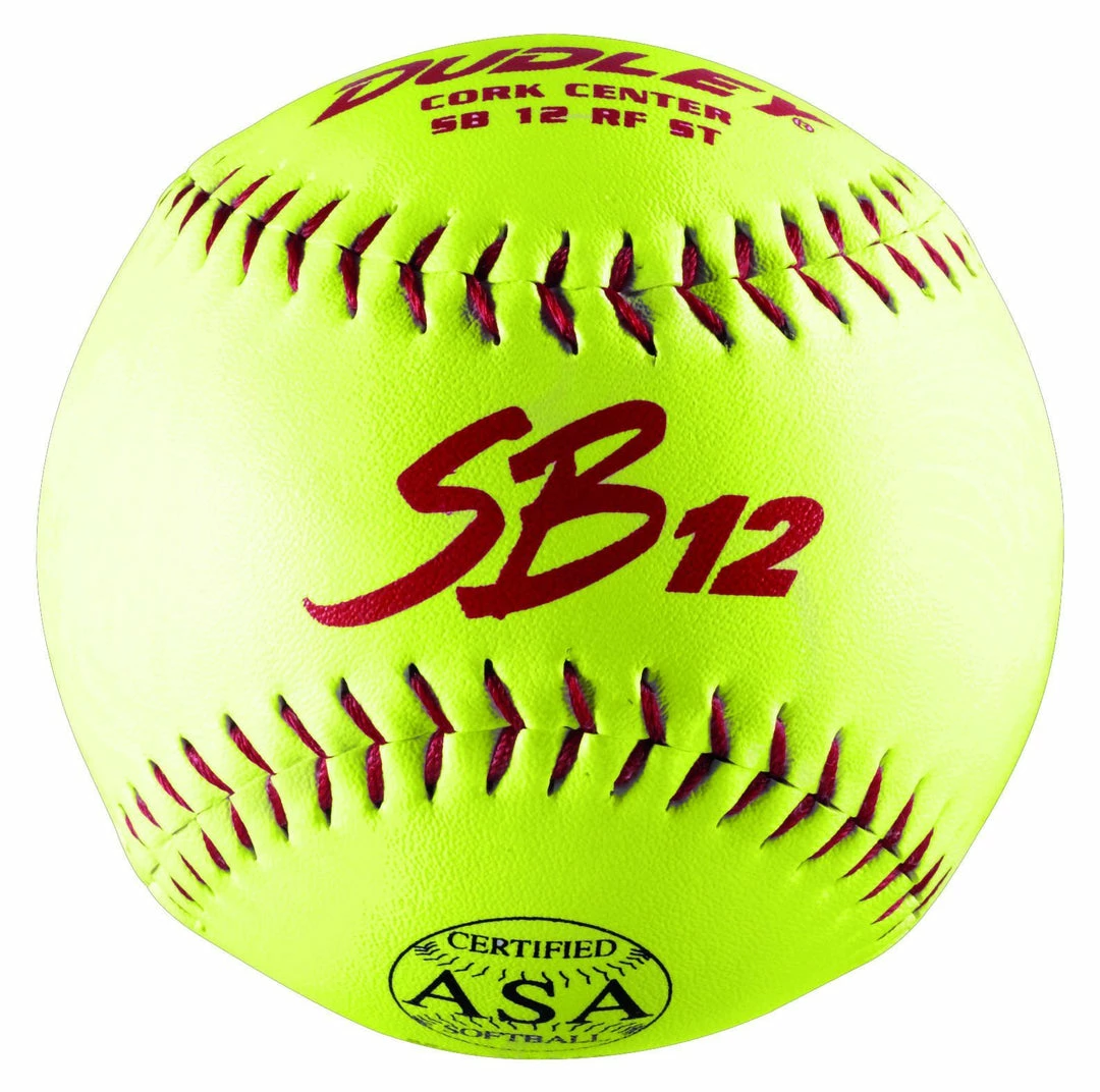 Dudley Thunder SB12T Cork USA (ASA) .44 375 Slowpitch Softball - One Dozen: 4A729Y