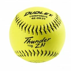 Dudley Thunder ZN Composite NSA .52 275 11 Inch Slowpitch Softball - One Dozen: 4E063Y Slowpitch Softballs
