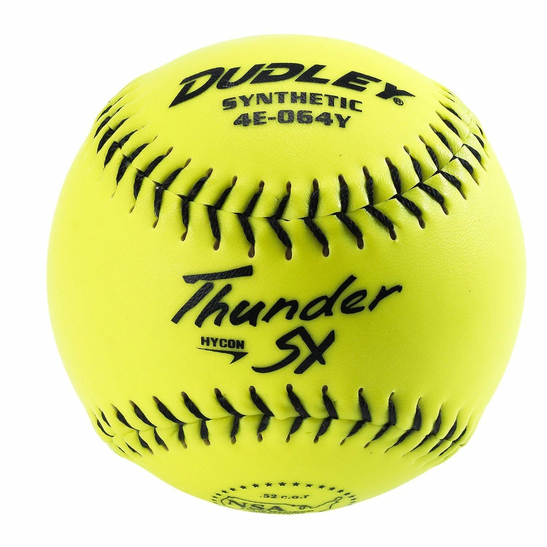 Dudley Thunder Heat Hycon NSA 11 Inch Slowpitch Softball - One Dozen: 4E064Y