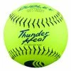 Dudley Thunder Heat Leather WT11Y USSSA Classic W Softball - One Dozen: 4U526Y Slowpitch Softballs