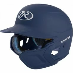 Rawlings Mach Matte Batting Helmet With Extension Flap: MACHEX Batting Helmets