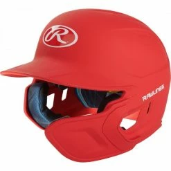 Rawlings Mach Matte Batting Helmet With Extension Flap: MACHEX Batting Helmets