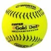 Slowpitch Softballs Worth Super Gold Dot NSA ICON Slow Pitch Softball (Dozen): NI12SY