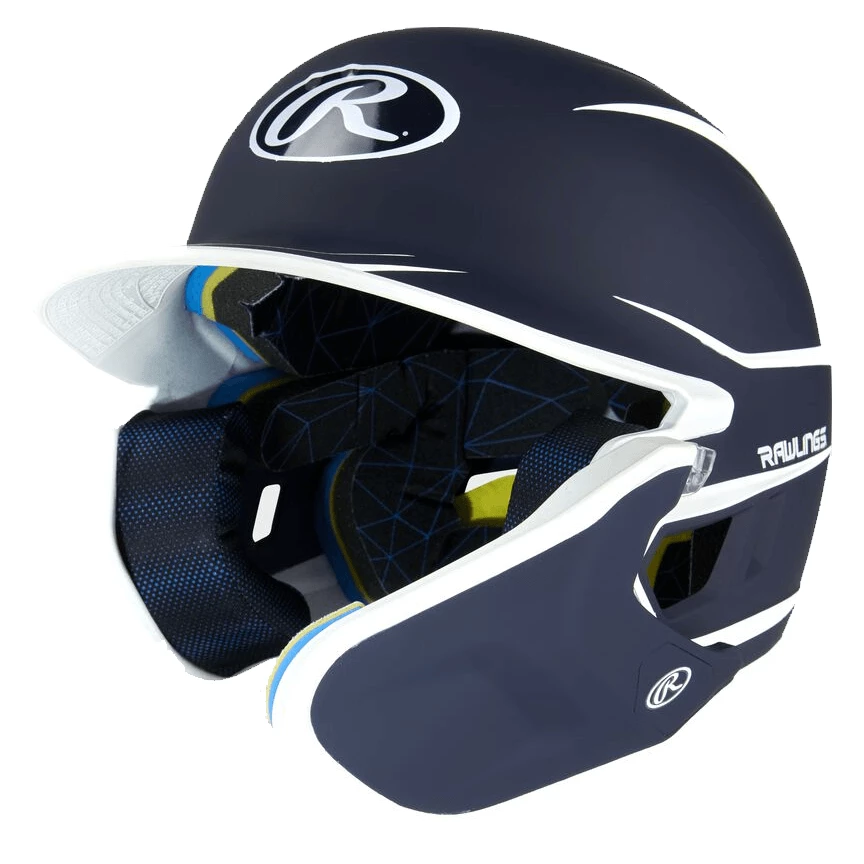 Rawlings Mach Adjust Senior Two-Tone Matte Baseball Batting Helmet With Adjustable Face Guard: MA14S Batting Helmets