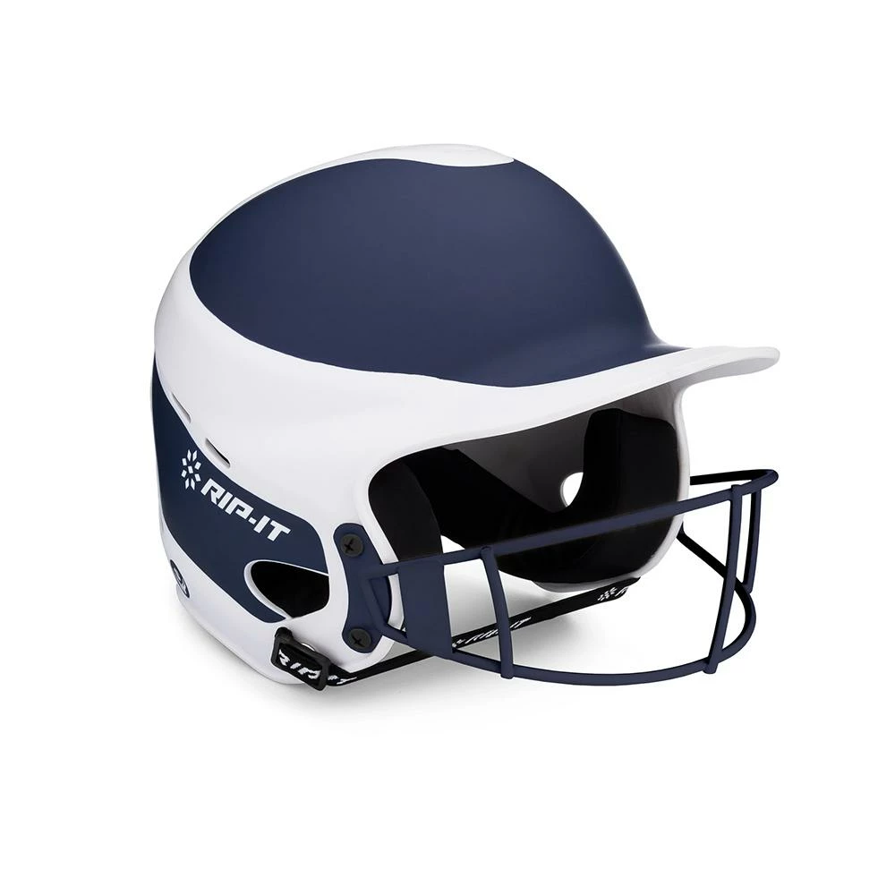 Batting Helmets Rip-It Vision Pro Two Tone Matte Softball Batting Helmet: VP2TM