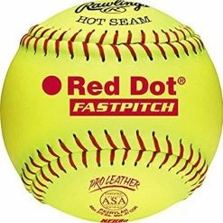 Fastpitch Softballs Rawlings Red Dot Fastpitch ASA & NFHS Softball - One Dozen: PX2RYLAH