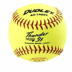 Dudley 10 Inch SY Protector Series Level 1 Fastpitch Softball - One Dozen: 4A146PT Fastpitch Softballs