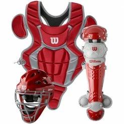 Wilson Sporting Goods Wilson C200 3-Piece Youth Baseball Catcher’s Set: WB57116
