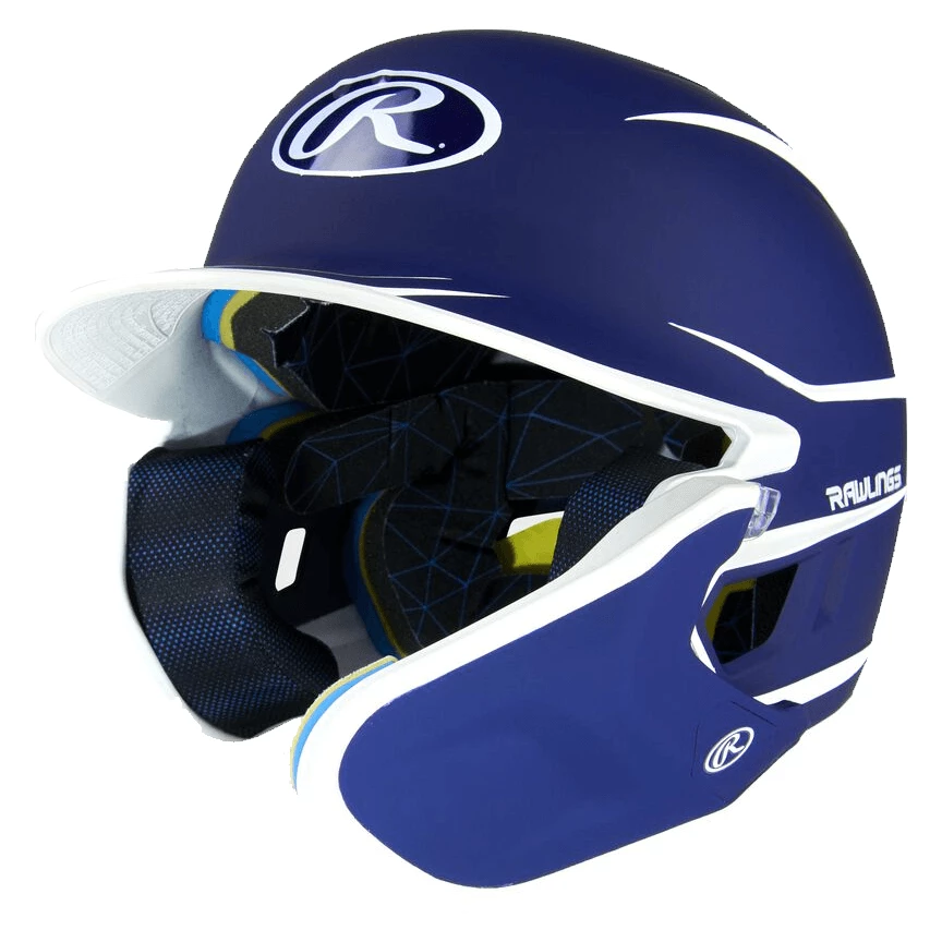 Rawlings Mach Adjust Senior Two-Tone Matte Baseball Batting Helmet With Adjustable Face Guard: MA14S Batting Helmets
